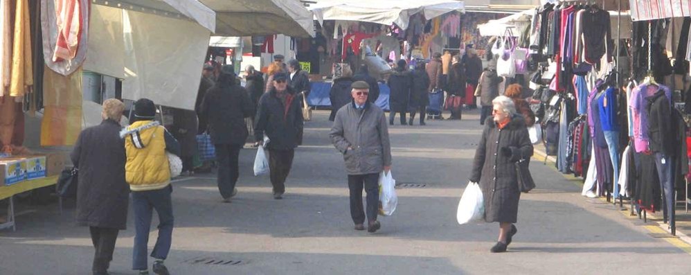 Il mercato di Paderno in una foto di repertorio