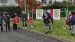 Seregno commemorazione Livio Colzani - foto Comitato quartiere Meredo - Sant'Ambrogio