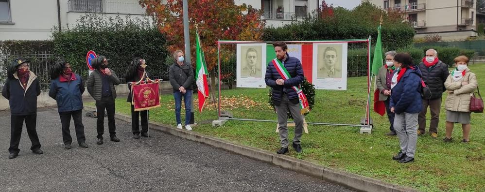 Seregno commemorazione Livio Colzani - foto Comitato quartiere Meredo - Sant'Ambrogio