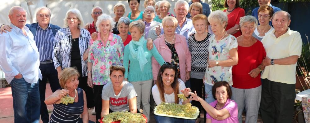 La festa dell'uva una delle attività di successo del centro Nobili ( foto Volonterio)