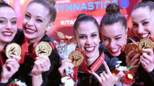 Ginnastica ritmica Farfalle Italia campionesse del mondo in Giappone - foto Simone Ferrario/Federginnastica.it