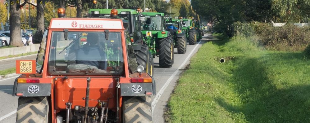 Uno degli ultimi raduni di trattori a Carate Brianza