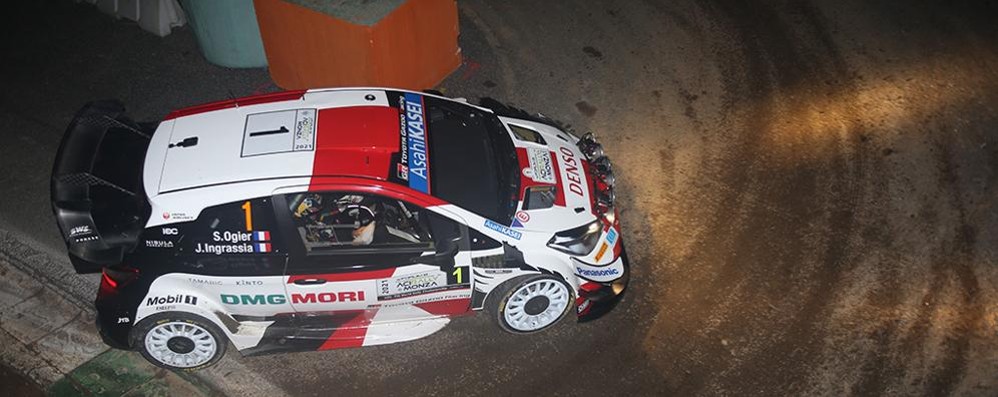 L’auto di Ogier al Rally di Monza 2021