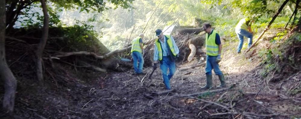 Una delle scorse edizioni della “Giornata ecologica” sul Lambro