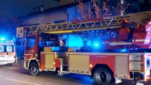 Intervento Lissone allarme incendio zona via Cattaneo