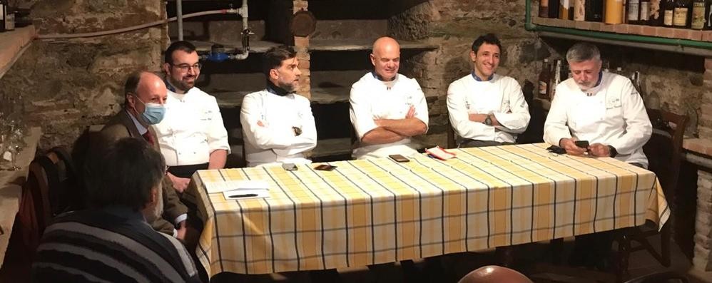 La tavola rotonda degli chef con il vicedirettore di Italia in Tavola