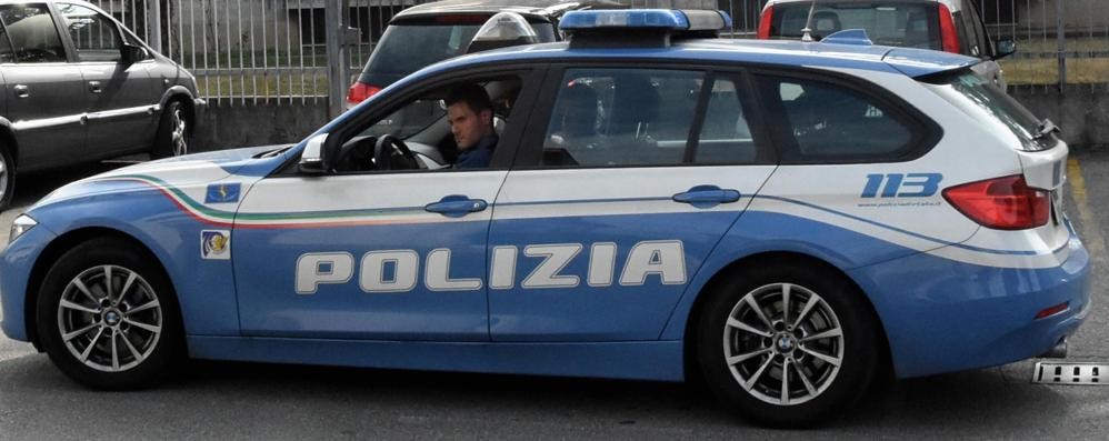 Un mezzo della polizia stradale