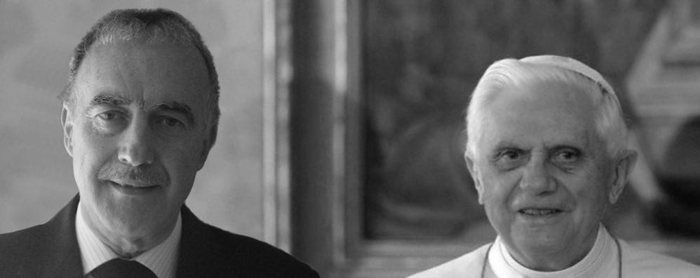 Claudio Pollastri con Papa Benedetto XVI