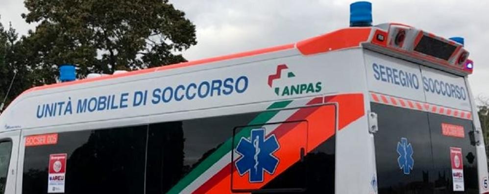 L’ambulanza di Seregno soccorso