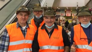 Colletta alimentare, Alpini di Macherio all’opera
