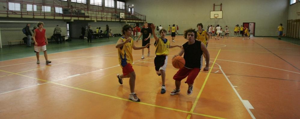 La palestra dell’istituto Mapelli