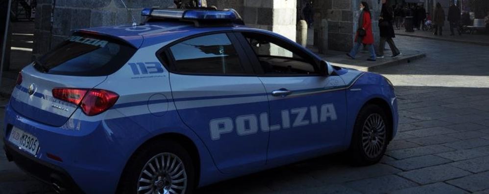 Una pattuglia della Polizia di Stato di Monza