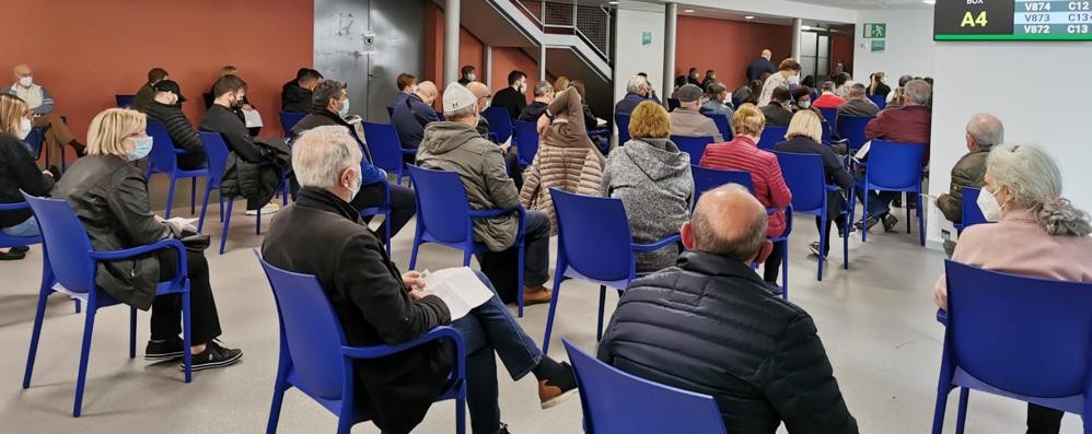 L’hub vaccinale di Monza