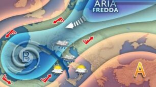 L’evoluzione meteo prevista nei prossimi giorni