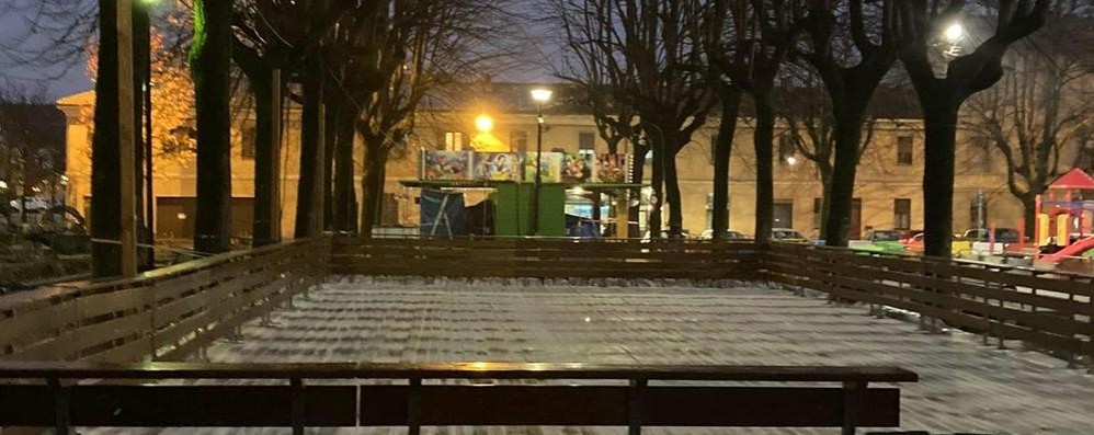 Tuto pronto per la pista di ghiaccio