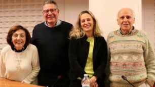 da sinistra Carmela Tandurella, Filippo Focardi, Federica Perelli e Roberto Galliani (foto Volonterio)