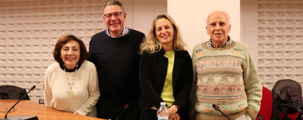 da sinistra Carmela Tandurella, Filippo Focardi, Federica Perelli e Roberto Galliani (foto Volonterio)