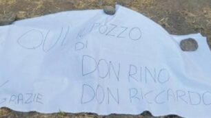 Il luogo dove sorgerà il pozzo