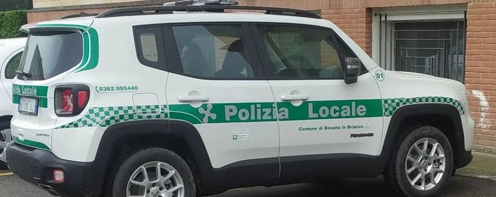 La nuova auto della polizia locale di Besana