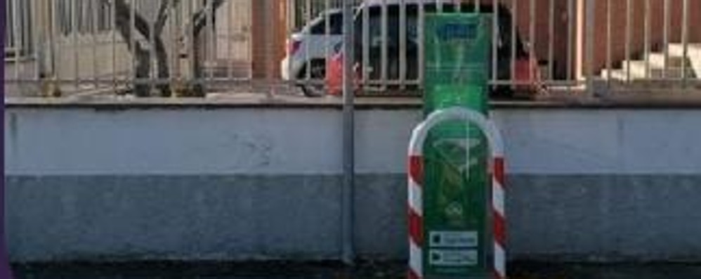 Caponago colonnina ricarica auto elettriche