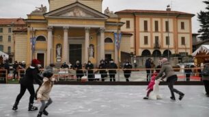 La pista di pattinaggio di Besana in Brianza