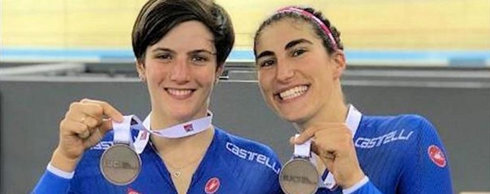 Maria Giulia Confalonieri (a sinistra) con Elisa Balsamo