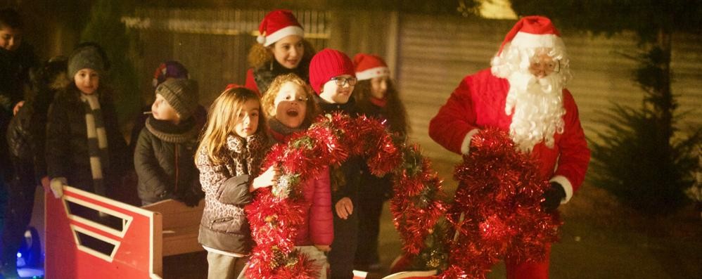 Festa a  Triuggio con Babbo Natale