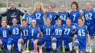 Sport Flag Football Giorgia Cetani (15) di Cornate d'Adda e Martina Ciminello (19) di Busnago con la maglia dell'Italia che ha partecipato ai Mondiali in Israele - da instagram Nausicaa Dell'Orto (82)