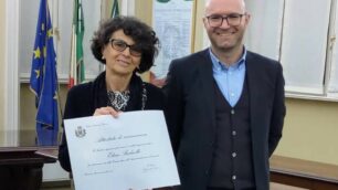 I sette dipendenti comunali di Besana in Brianza andati in pensione