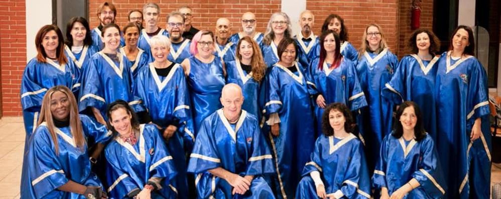 Il Como gospel choir da un aimmagine di Facebook