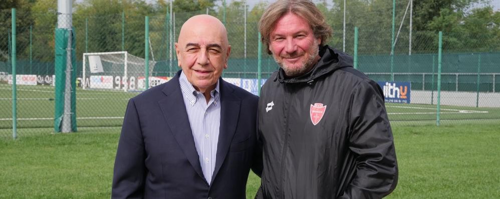 da sinistra: Adriano Galliani, Giovanni Stroppa