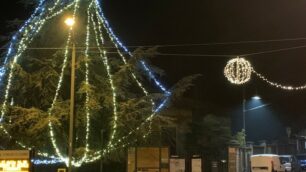 L’albero di Natale di piazza Roma a Lesmo