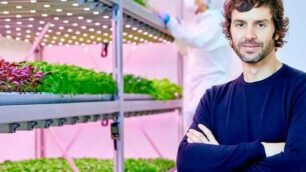 Luca Travaglini all’interno della sua Planet Farms