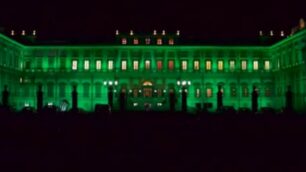 La Villa reale è già stata verde nel 2016 per San Patrizio e il Global greening