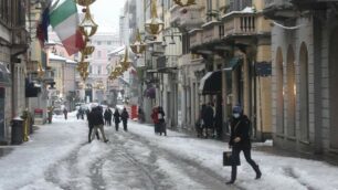 Monza: la nevicata di gennaio 2021