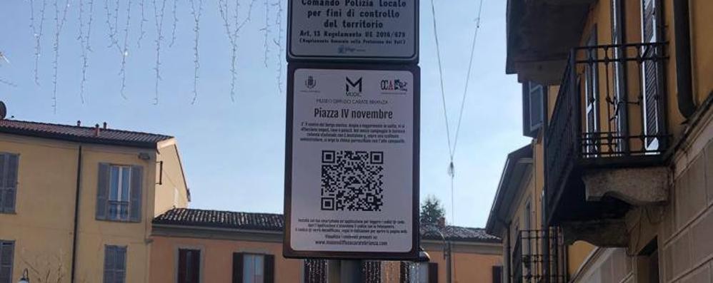 I nuovi cartelli con Qr code