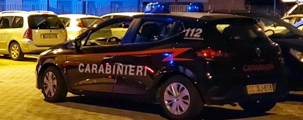 Una patuglia dei carabinieri a Seregno