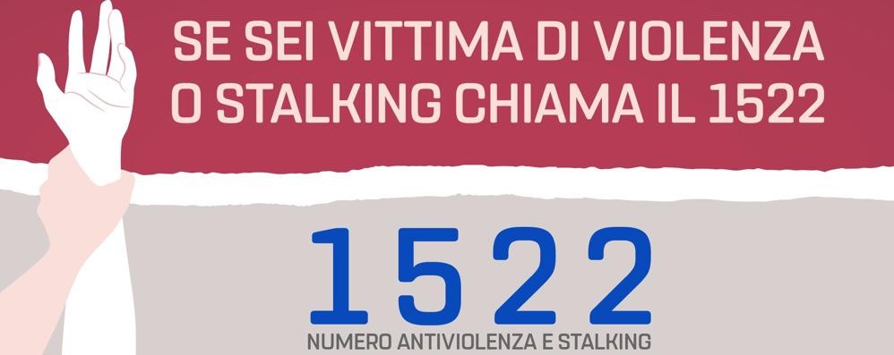 Contro violenza sulle donne numero 1522