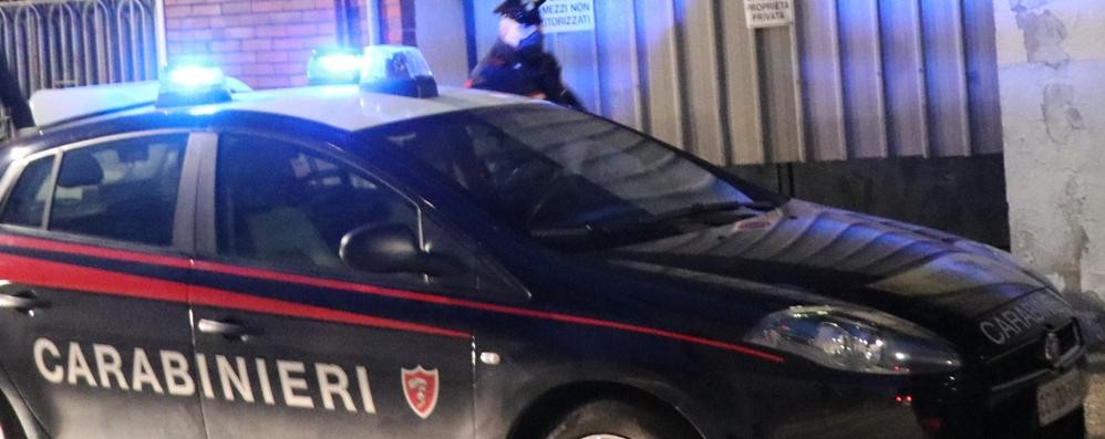 Una pattuglia dei carabinieri di Seregno