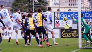 Il gol di Martino Borghese, 34 anni, al Trento