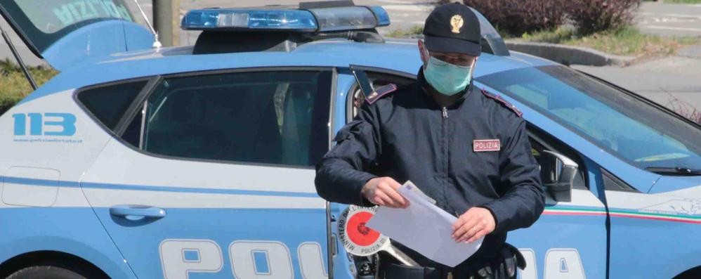 Un agente di Polizia