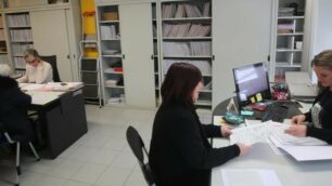 La sede di un patronato. Stanno cominciando a lavorare per gli assegni unici