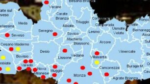 Gli incendi in Brianza