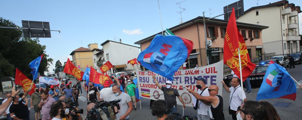 Corteo lavoratori Gianetti