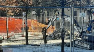 Il cantiere di piazza Libertà si amplia