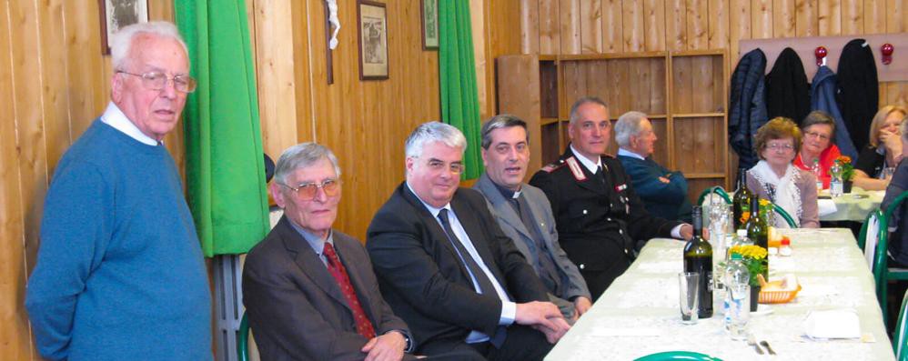 Concorezzo,  Franco Magni, primo da sinistra nella foto