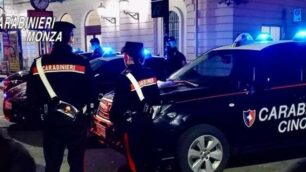 Carabinieri Seregno durante uno dei controlli