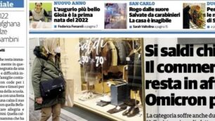 La prima pagina del Cittadino del 6 gennaio