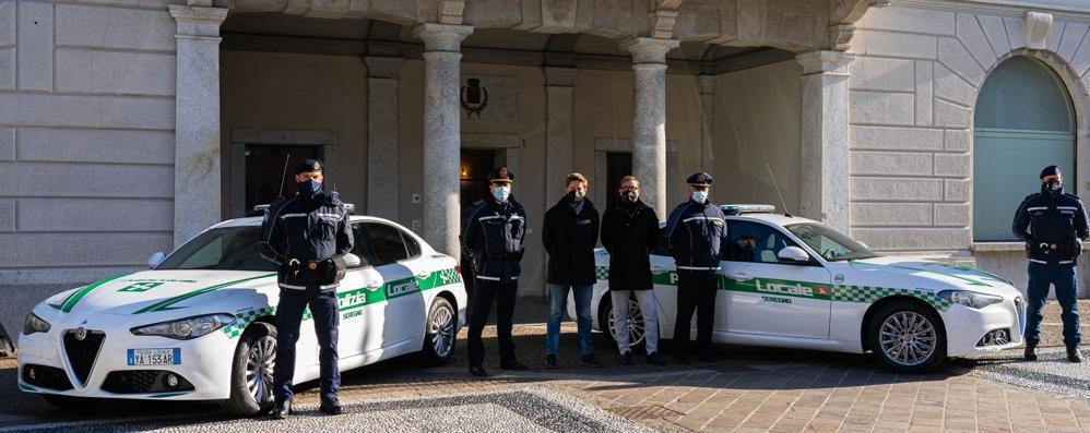 Le due nuove Alfa Romeo per il comando dei vigili di Seregno