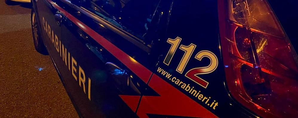 Un’auto dei carabinieri